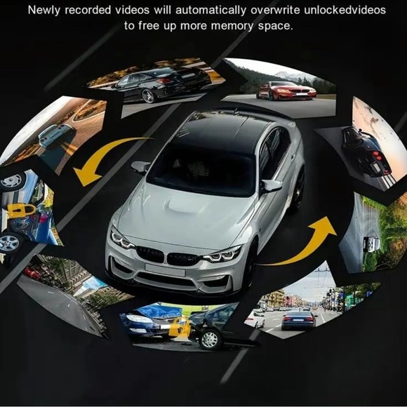 Dual Dash Cam Front And Inside 1080P camera for car - Picture 7 of 13